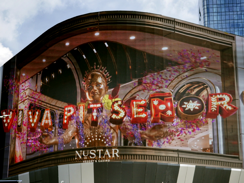 Jumbotron NUSTAR resort and Casino